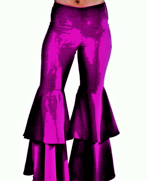 Pantalon-disco-femme-rose