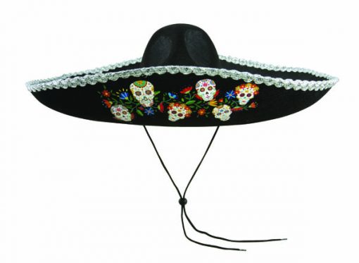 sombrero mexicain day of the dead