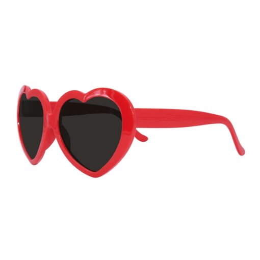 lunette coeur rouge